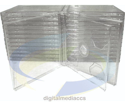 Caja Clásica Convencional Doble Para Cd/dvd/blue Ray 