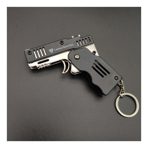 Pistola De Goma Miniatura Con Forma De Llavero Extraíble M1