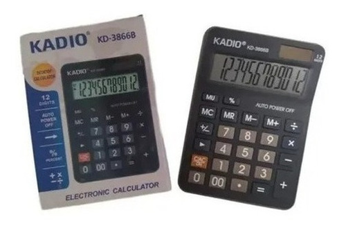 Calculadora Escritorio Kd-3866b 12 Digitos 5 Funciones 