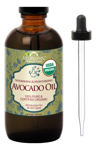 Us Organic Aceite De Aguacate Virgen Sin Refinar, Certifica.