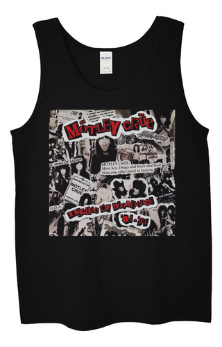 Polera Musculosa Motley Crue Decade Of Deca Rock Abominatron