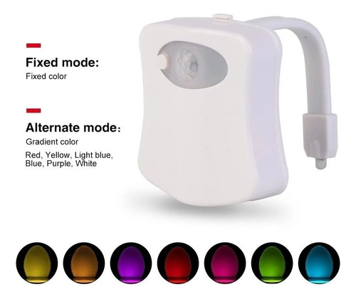 Lámpara Led Luz Nocturna Sanitario Toilet Inodoro Wc /f253