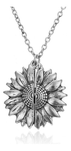 Collar De Girasol Shrek Acero Inoxidable Regalo Pareja