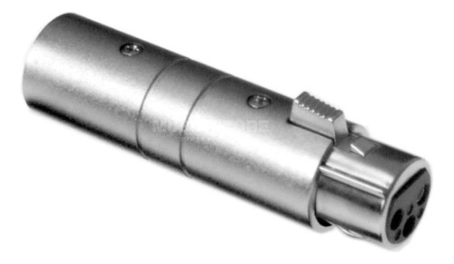 Adaptador Amphenol Ac3f3mw macho para XLR fêmea