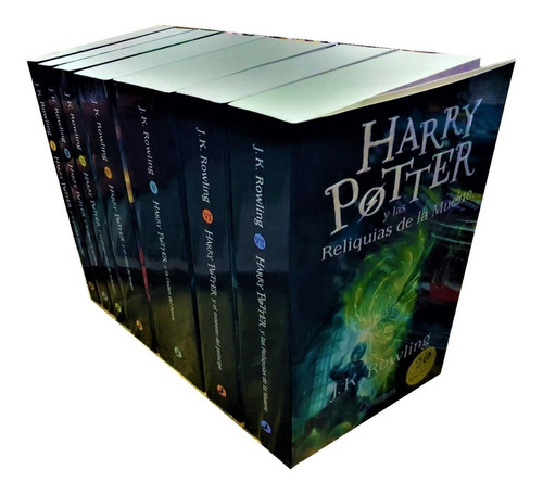 7 Libros Saga Completa Harry Potter J K Rowling Salamandra 
