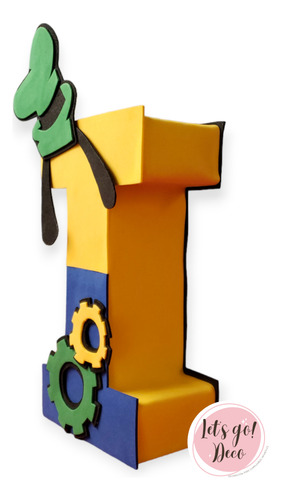 Letras 3d Mickey Mouse Clubhouse