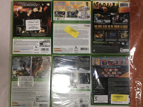 Lote Videojuegos Xbox 360/one Sellados De Fábrica (nuevo) (Usado)