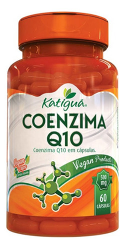 Coenzima Q10 60 Cápsulas 100mg Katiguá Sem Sabor