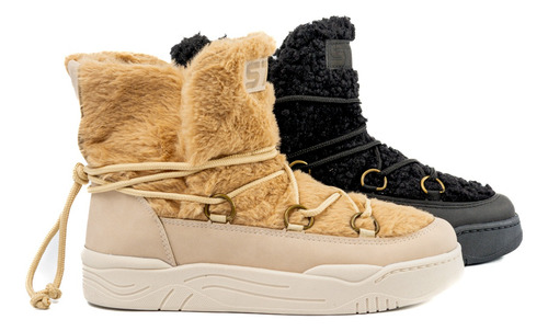 Borcego Pantubota Mujer Con Peluche Abrigadas South One.