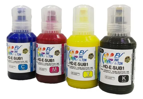 Tinta Sublimar Sublimación Evt C M Y K 125ml Ecofit Serie L Tinta...