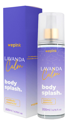 Perfume Lavanda Calm Body Splash Colônia 200ml Wepink