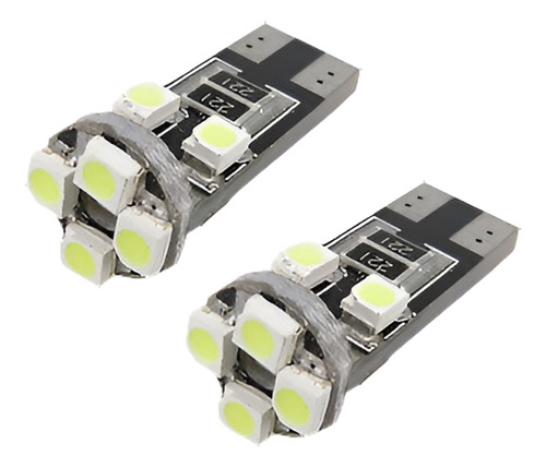 4 X Bombilla T10-8led Canbus Ceja Párpado Luz Blanca Para C3