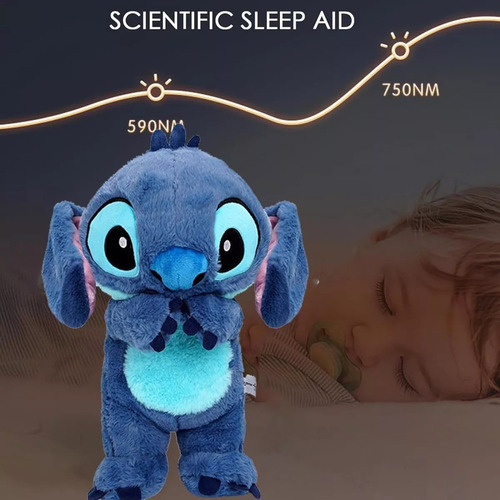 M0r 1pc-stitch Y Nutrias Respiración Peluche Alivio La