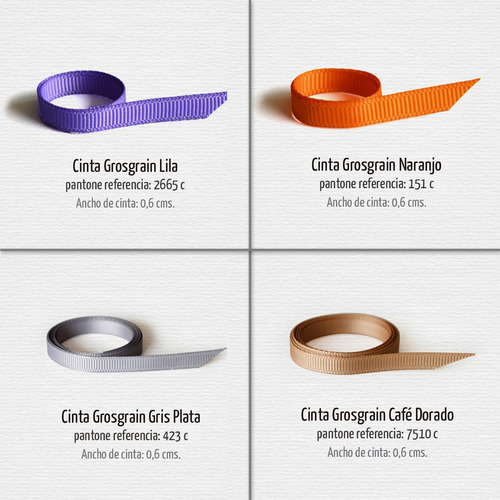 Encuadernación Y Manualidades - Cinta Grosgrain