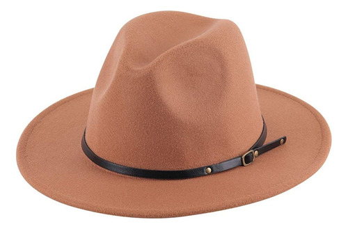 Lanzom - Sombrero Clásico De Ala Ancha Flexible Para Mujer.