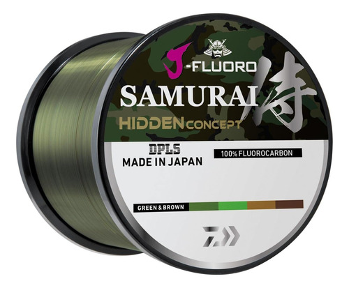 Daiwa J-fluoro Samurai - Línea De Fluorocarbono Oculta, A Gr