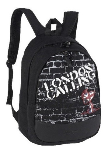 Mochila Escolar Moda Jovem London Snoop Luxcel Notebook 14