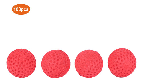 Paquete De 100 Balas De Goma Eva Soft, Redondas, Universales
