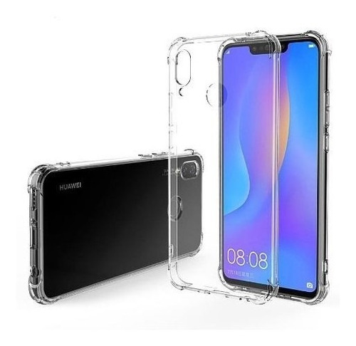 Funda De Silicona Transparente Rigída Huawei P20 Lite