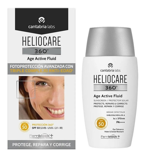 Heliocare 360 Age Active Fluid Fps50 50 Ml Protector Solar