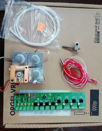 Imagen 1 de 1 de Kit Impresora 3d, Tarjeta Melzi, 4 Steppers, Extrusor-hotend