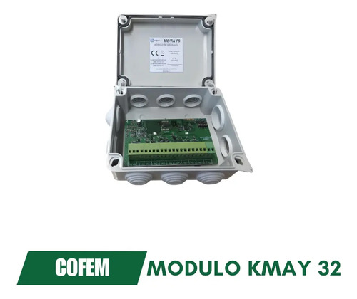 Módulo Para Conectar 32 Detectores / 10 Pulsadores Kmay32 Negro