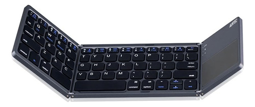 Mini Teclado Plegable Con Panel Tactil, Universal | Gris