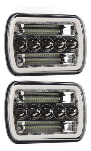 Faros Led For Wrangler, Par De 7 Pulgadas Dc, 12 V, Halo, 6