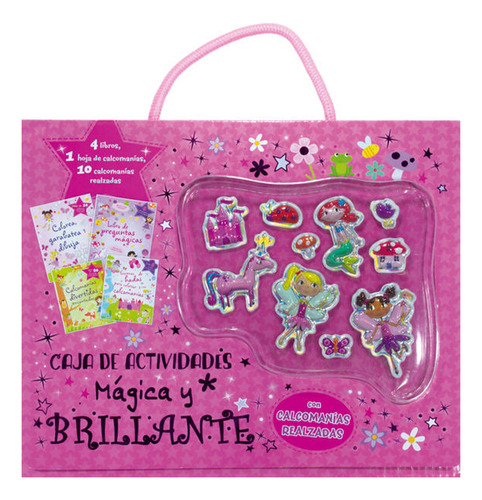 Mágica Y Brillante Caja De Actividades Con Calcomanías