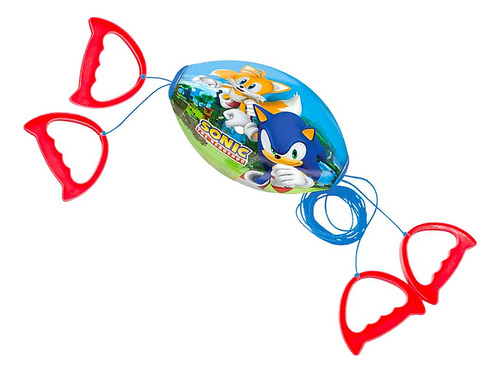 Brinquedo Vai E Vem Infantil Sonic Coordenação Jogo Lider