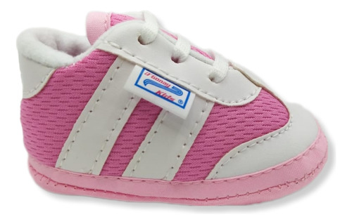 Tenis Bebé Niña Casual Cómodos 9-12 Zapatitos Ecopiel Malla