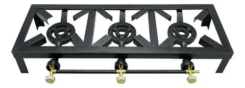 comprar Cocina Fogon Reverbero De 3 Quemador A Gas Somos Tienda *