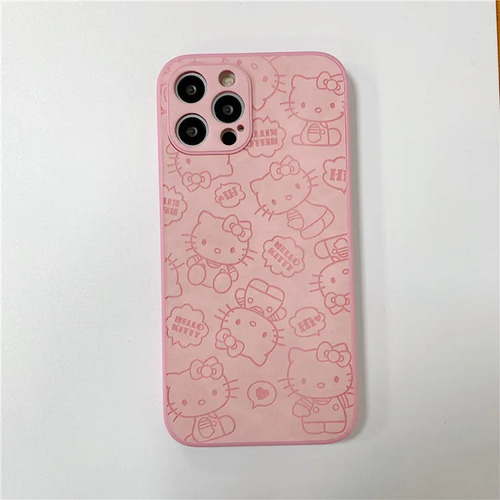 Funda De Teléfono Hello Kitty Sweet Girls Con Dibujos Animad