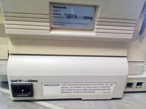 Fax Compacto De Papel Normal Panasonic Kx-fp81 (Usado)