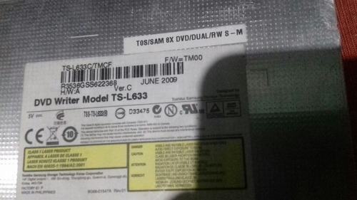 Dvd Writer Modrlo Ts.l633. Driver Gravadora Pra Notebook