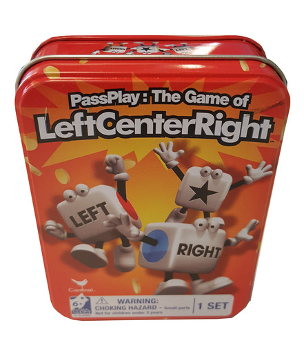 Juego De Mesa Classic Left Center Right Cardinal Games