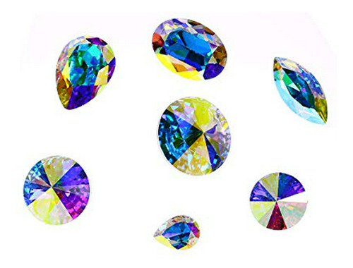 Vidriantes - Dongzhou K9 Glass Crystal Ab Nail Rhinestones 4