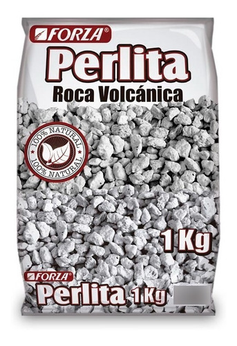 Sustrato Perlita Roca Volcanica Forza Para Plantas X1 Kg