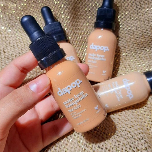Base de maquiagem líquida Dapop Base Fluída Make Bem Basiquinha tom cor 02 - 30mL