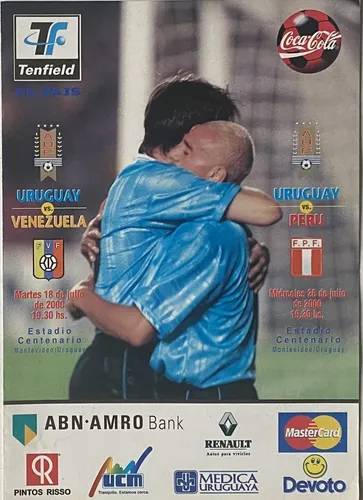 Folleto Del Partidos Uruguay Vs Venezuela Perú, 2000, Ez2c1