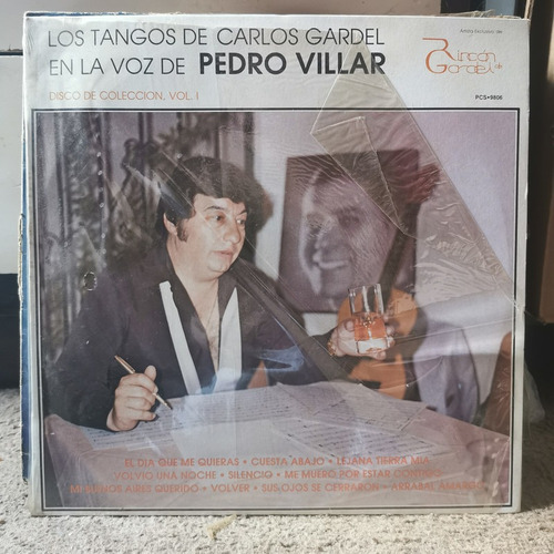 Disco Lp Pedro Villar-los Tangos De Gardel