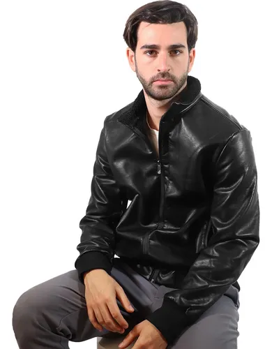 Chamarras de cuello alto para hombre new arrivals