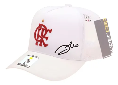 Boné Flamengo Aba Curva Licenciado Zico