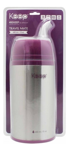 Mate Listo  Keep Travel Mate Autocebante 400ml Acero Inox 