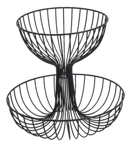 Soporte De Metal Para De 2 Niveles, Soporte Para Frutas,