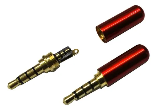 comprar Ficha Conector 3.5 4c 4 Polos Miniplug - Metálica
