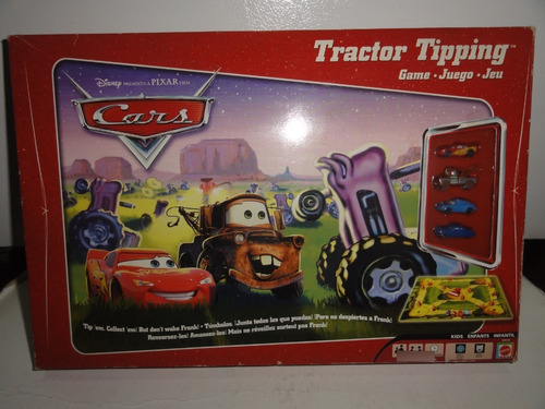 Juego Mesa Cars, Tumba Tractores( Vintage )