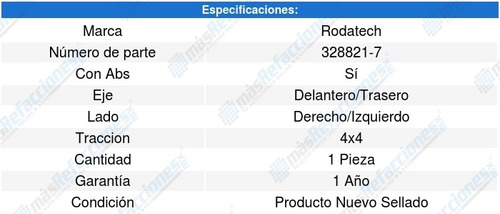 Maza Rueda Delantera/trasera F-150 00-04 Rodatech 5653852