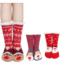 Comprar 3 Pares De Calcetas Navideñas Térmicas Afelpadas Para Mujer