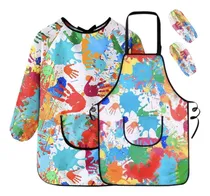 Comprar Mandil Delantal Niños Preescolar Arte Y Manualidades 4pzas